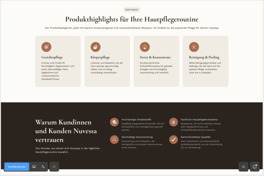 Onepage Landing Page